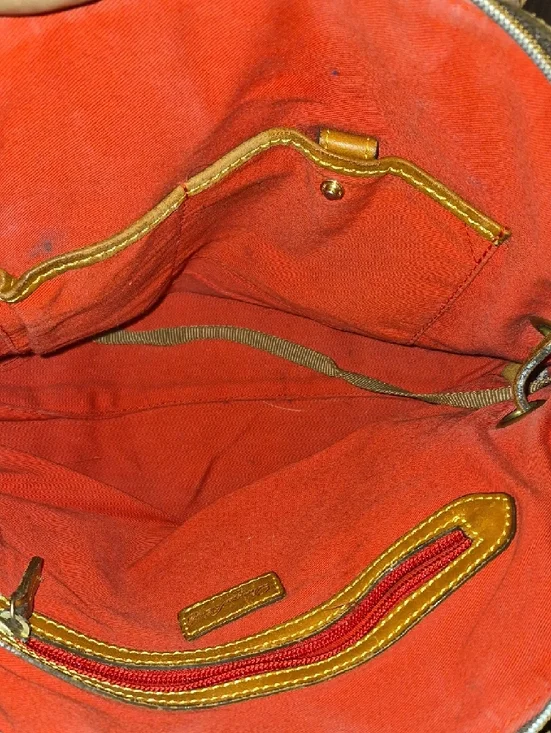 Dooney & Bourke Marigold Nylon Tote with Brown Leather Trim - Picture 3 of 5